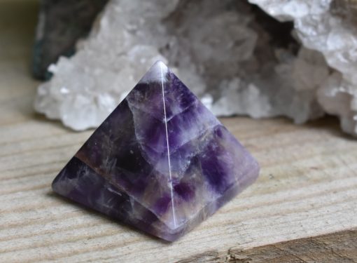 Chevron Amethyst Pyramid - Image 4