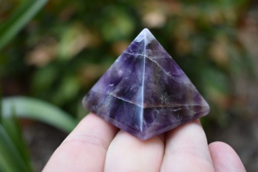 Chevron Amethyst Pyramid - Image 2