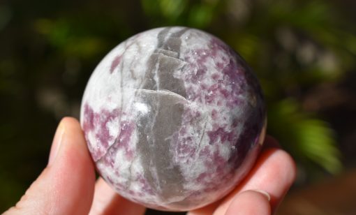 Lepidolite Sphere Ball - Image 5
