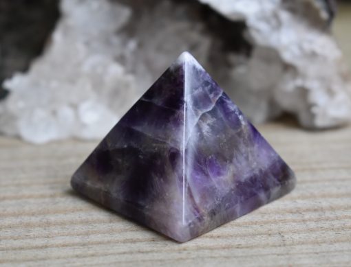 Chevron Amethyst Pyramid - Image 5