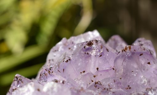 Amethyst Cluster with Cacoxenite - Image 4