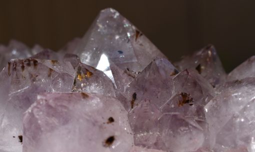 Amethyst Cluster with Cacoxenite - Image 3