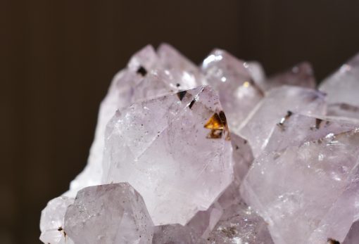 Amethyst Cluster with Cacoxenite - Image 5