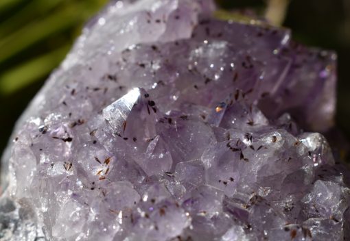 Amethyst Cluster with Cacoxenite - Image 2