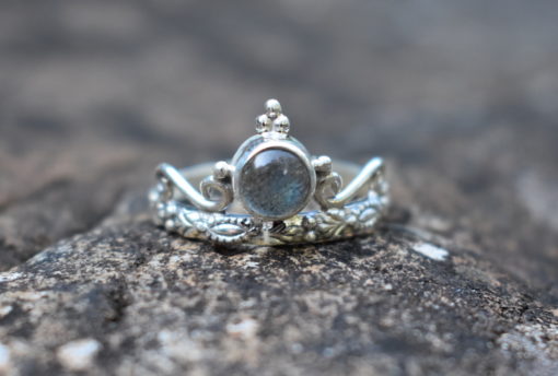 Labradorite Crown Ring - Image 2